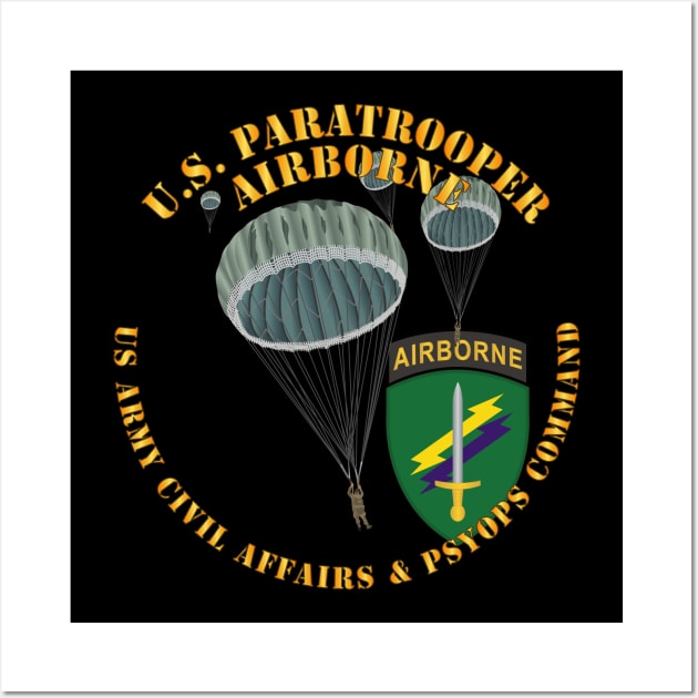 US Paratrooper - USACAPOC Wall Art by twix123844